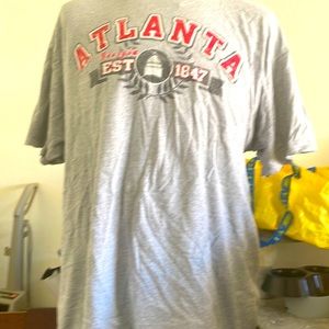 Comfort stuff brand grey t shirt short sleeve atlanta Georgia est 1847